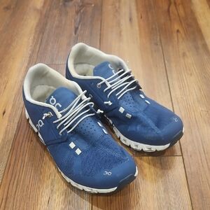 On Running Navy Athletic Shoes